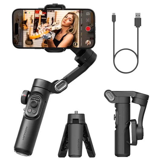 AOCHUAN 3-Axis Handheld Gimbal Stabilizer AI Face Tracking 